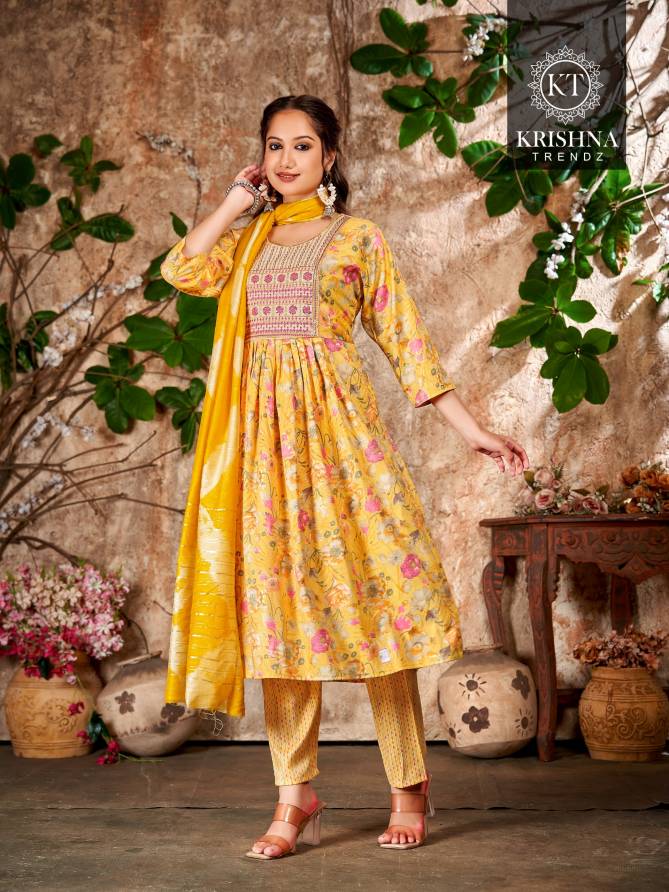 Deepika Vol 2 By Krishna Capsule Printed Kurti With Bottom Dupatta Wholesale Online
